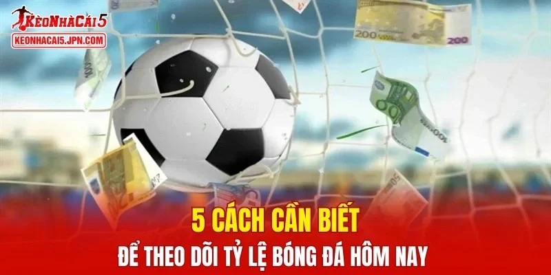 5 cách cần biết để theo dõi tỷ lệ bóng đá hôm nay