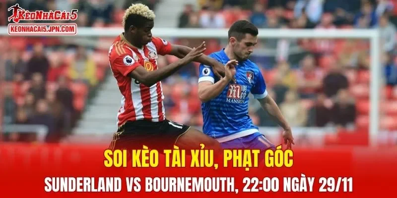 Cuộc đụng độ hấp dẫn giữa Sunderland và Bournemouth sắp diễn ra