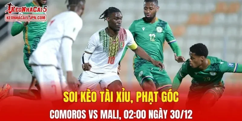 Cuộc đối đầu giữa Comoros vs Mali hứa hẹn nhiều kịch tính
